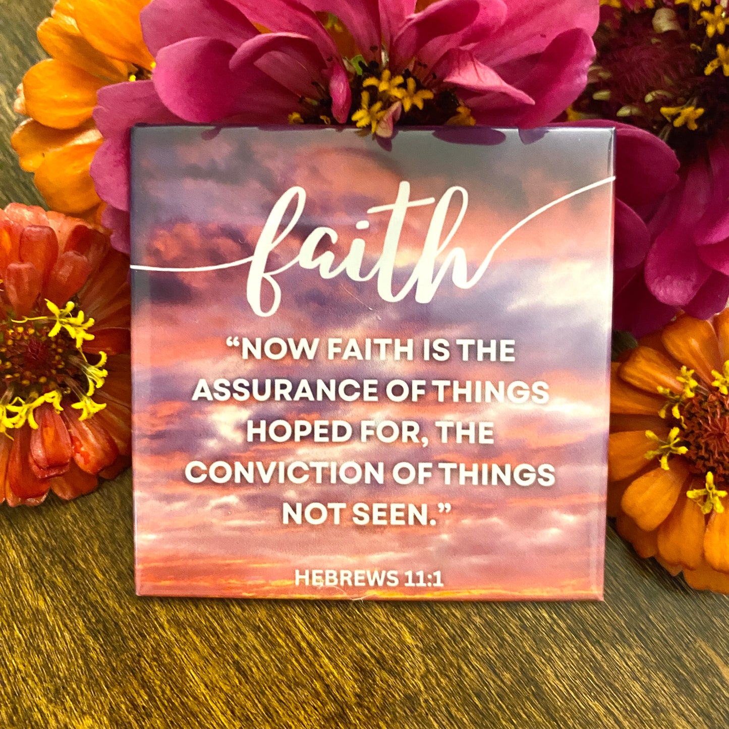 "Faith, Hope & Love" Set of 3 Magnets