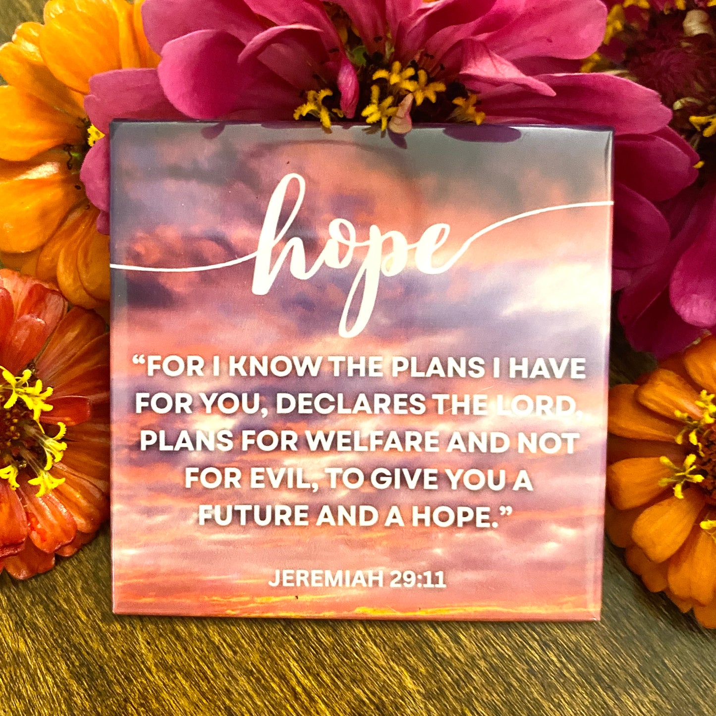 "Faith, Hope & Love" Set of 3 Magnets