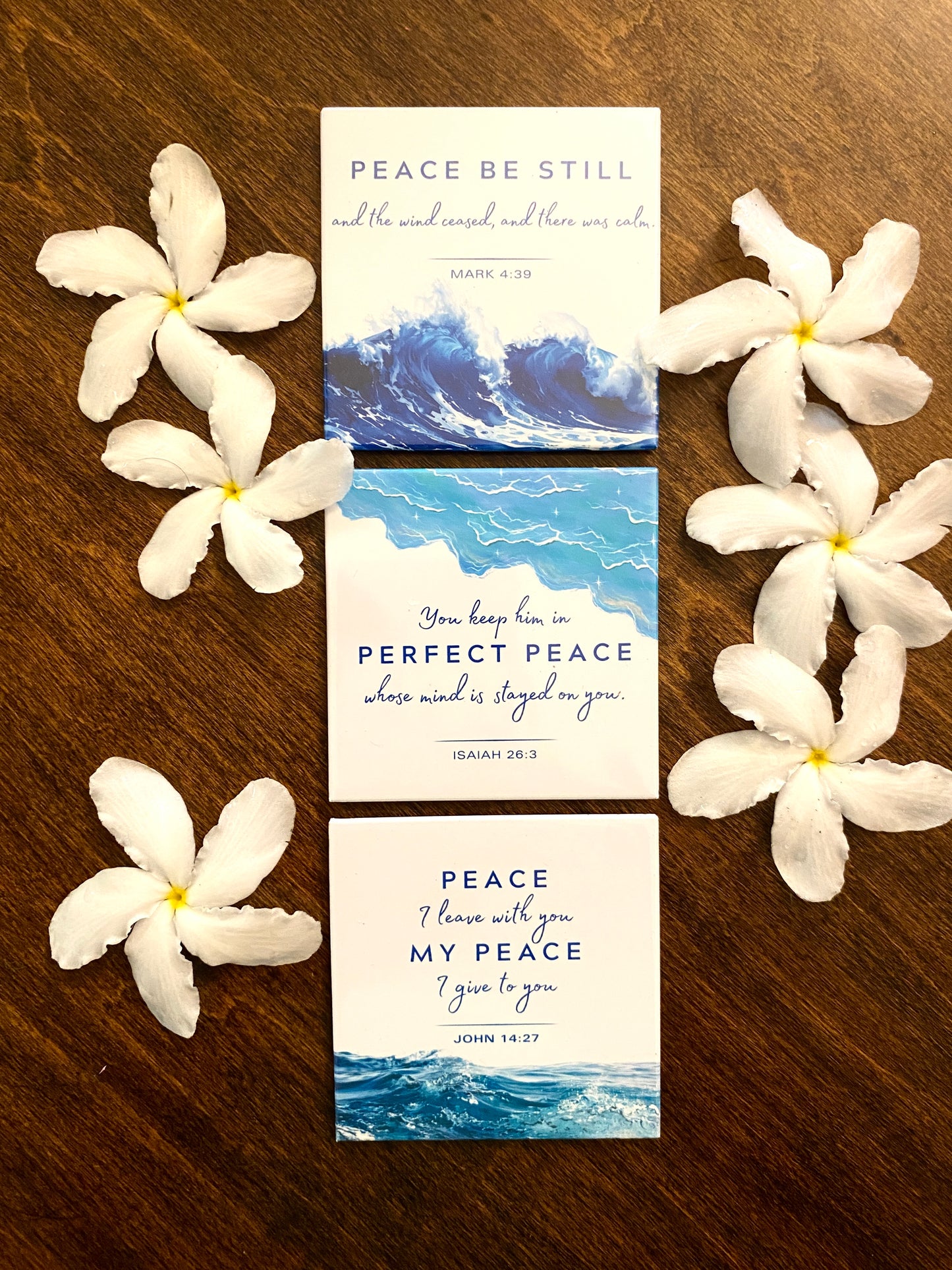"Peace" Set of 3 Magnets